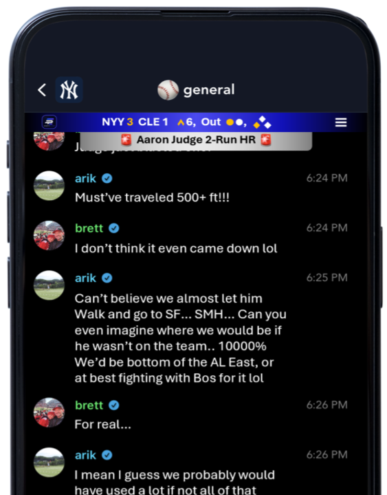 Live Scores Inside Every Conversation.